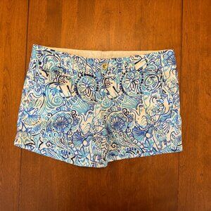 Lilly Pulitzer Callahan Shorts - Size 12 "Lucky Trunks"